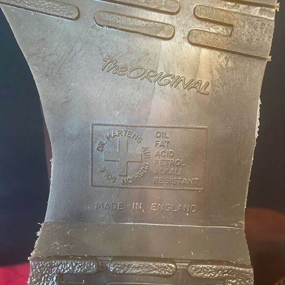 Vintage Dr. Martens AirWair 1461 NWT No Box Handmade in England Mens 8 Womens 10 - Picture 6 of 14